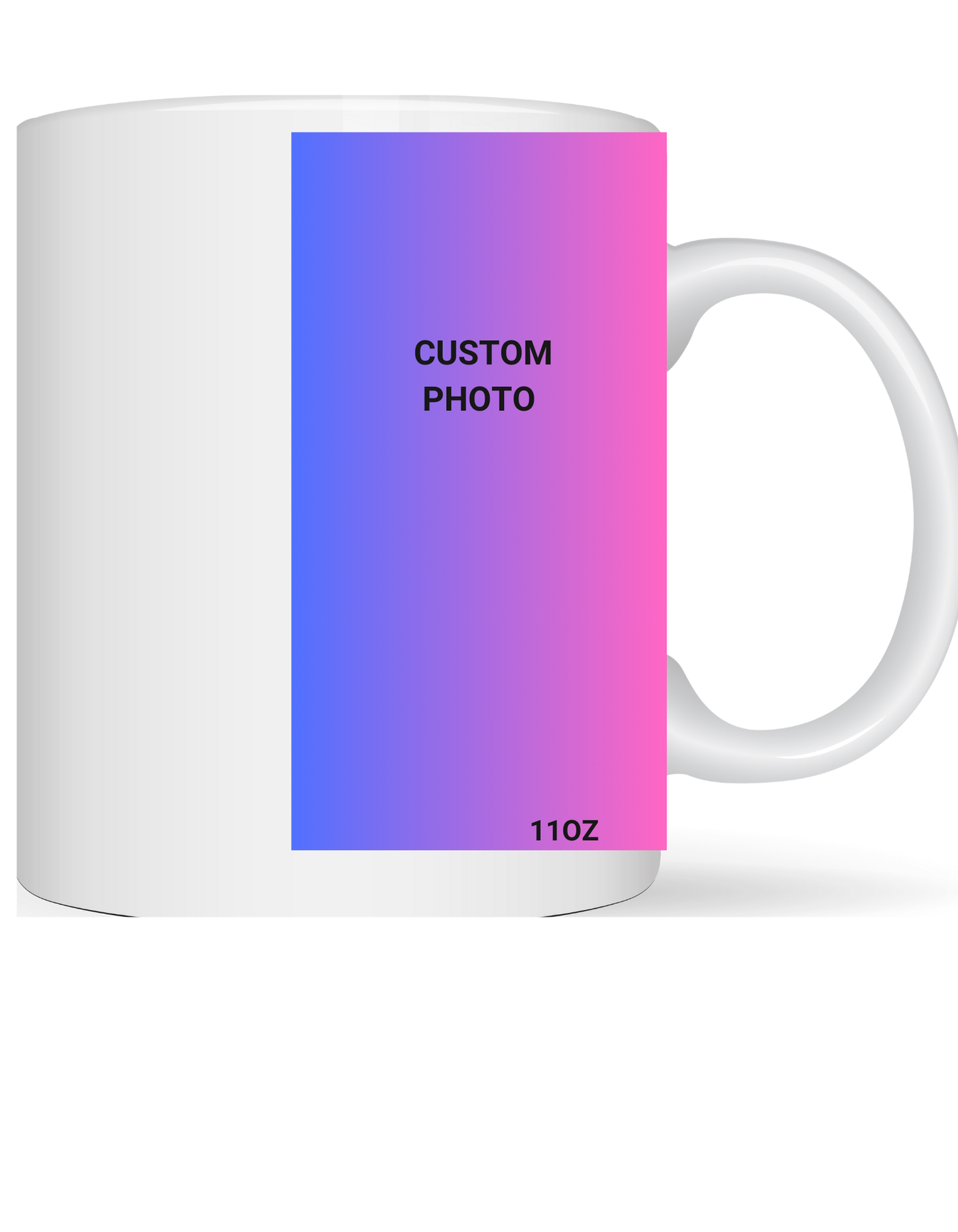 Custom 11oz Coffee Mug with Photo, Personalized Photo for Grandma, Photo Mug Mom, Personalized Picture Coffee Cup, Anniversary Mug Gift for Him / Her, Customizable Logo-Text Mug to Men-Women