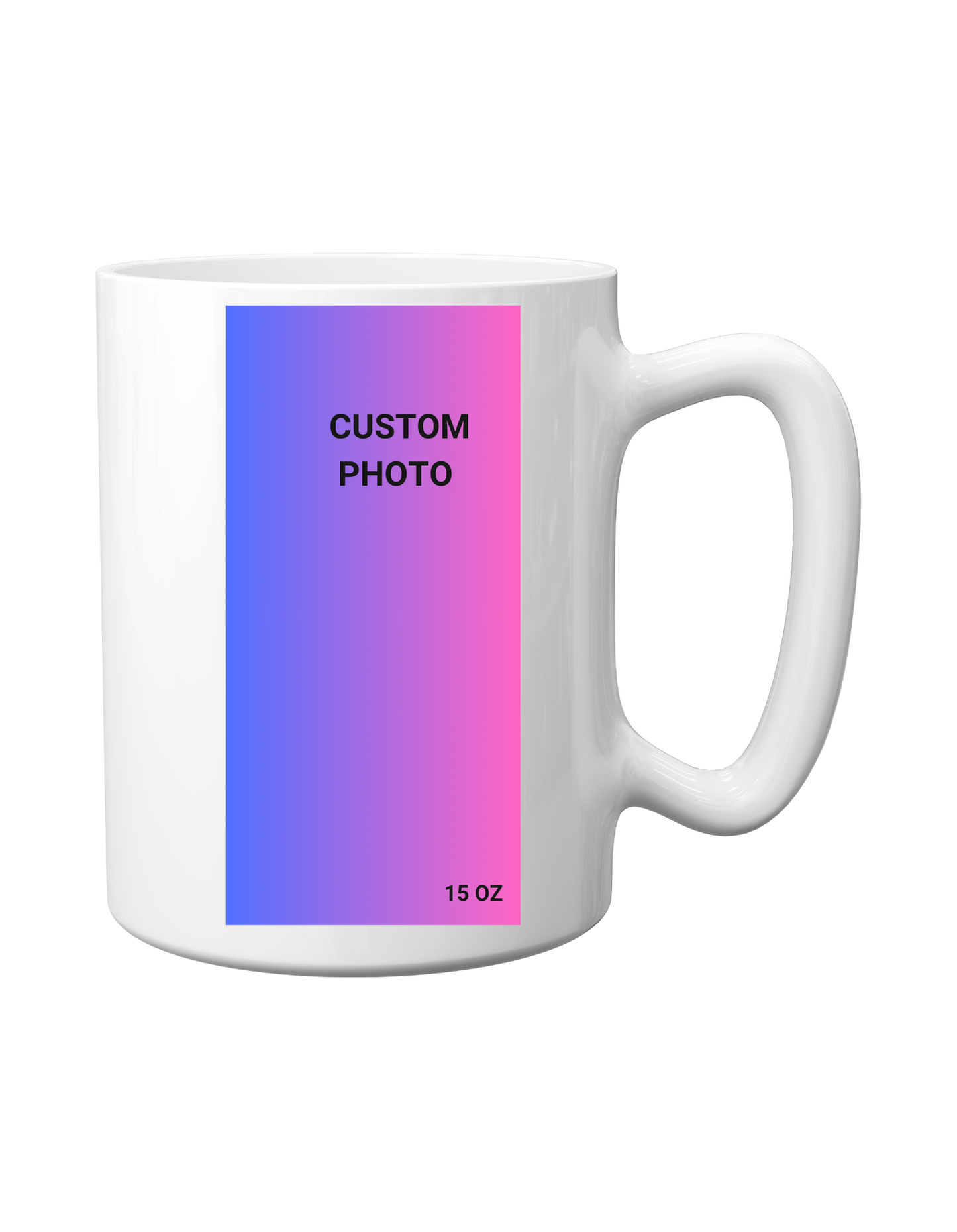 Custom 11oz Coffee Mug with Photo, Personalized Photo for Grandma, Photo Mug Mom, Personalized Picture Coffee Cup, Anniversary Mug Gift for Him / Her, Customizable Logo-Text Mug to Men-Women
